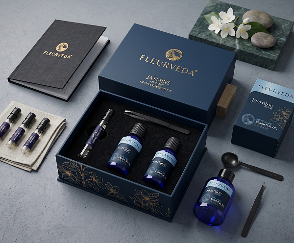 Fleurveda Luxury Serum Packaging Kit